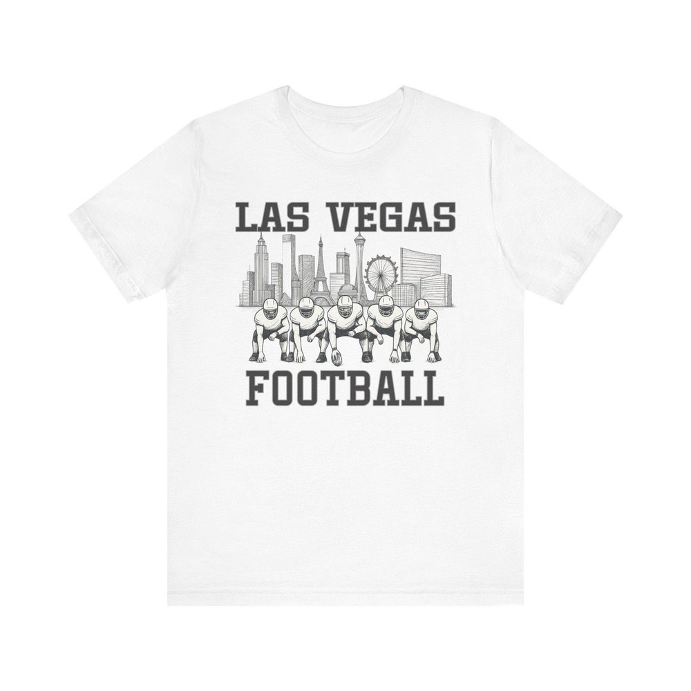 Las Vegas Raiders Football City Skyline T Shirt